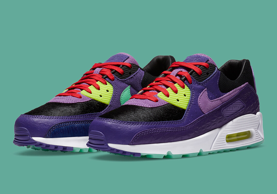 air max 90 purple cheetah